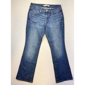 Levis 515 Womens Bootcut Jeans Size 8 Denim Blue Casual Wear